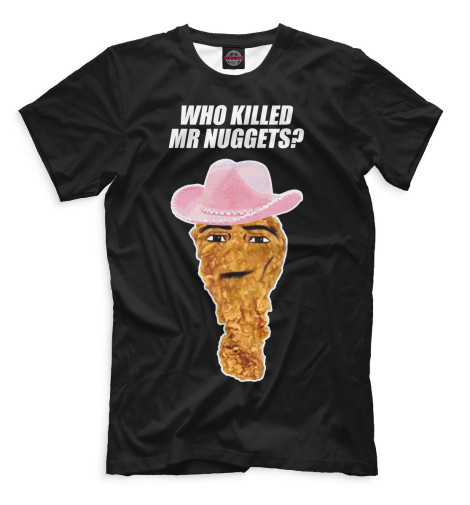 

Мужская футболка Who killed Mr. Nuggets