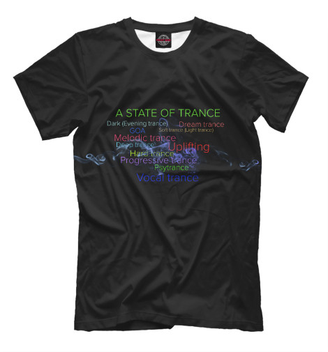 

Мужская футболка A State Of Trance Style