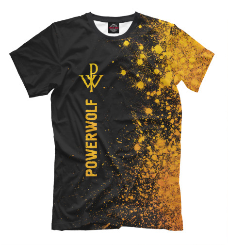 

Мужская футболка Powerwolf Gold Gradient