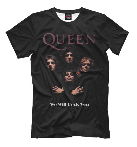 Мужская футболка Queen - We Well Rock You  - купить