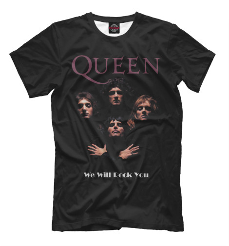 

Мужская футболка Queen - We Well Rock You