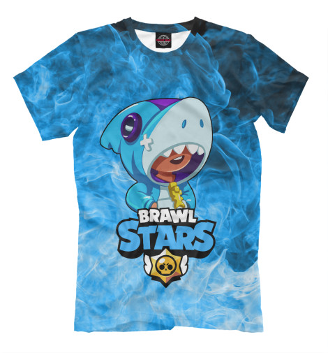 

Мужская футболка Brawl Stars Leon Shark