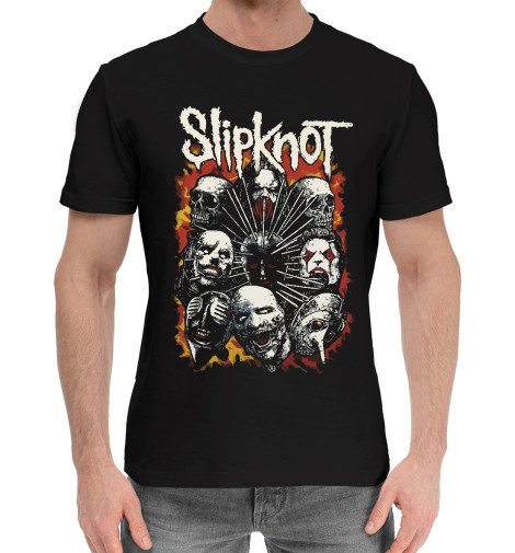 

Мужская хлопковая футболка Slipknot