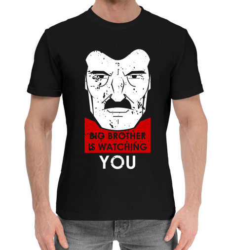 

Мужская хлопковая футболка Big brother is watching you