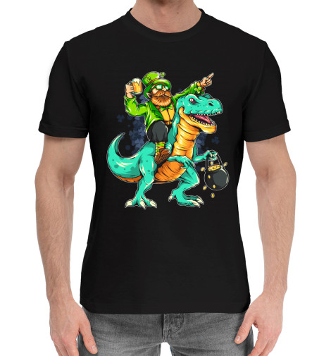 

Мужская хлопковая футболка Динозавр