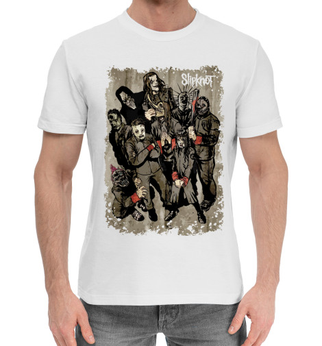 

Мужская хлопковая футболка Slipknot