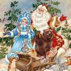 Дед Мороз и Снегурочка