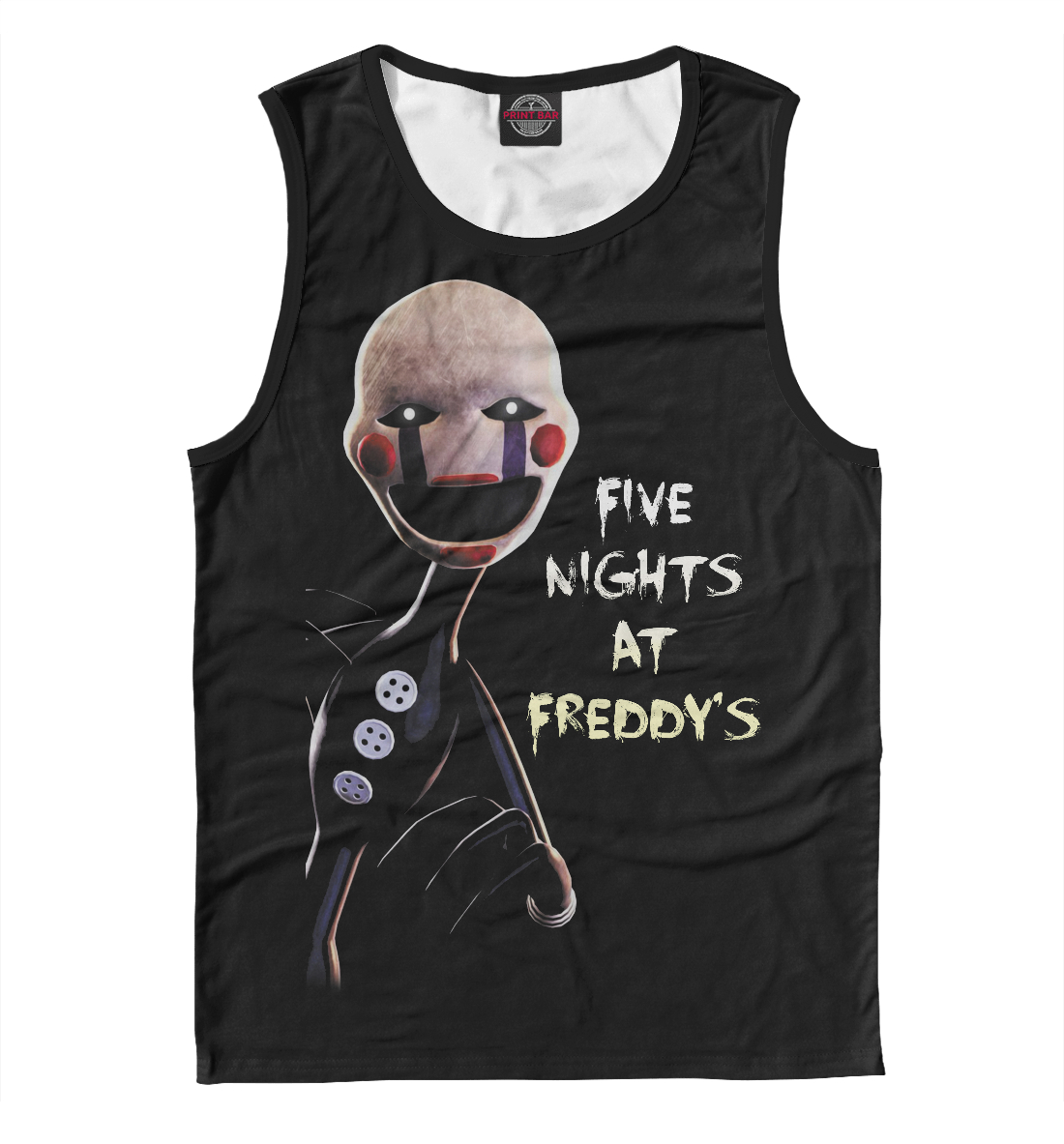 Мужская майка с принтом Five Nights  at Freddy's