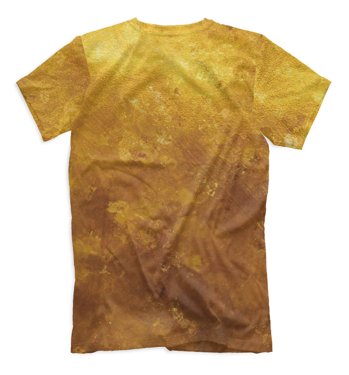 Мужская футболка с принтом Арсений — самый золотой  - фото 2-спина