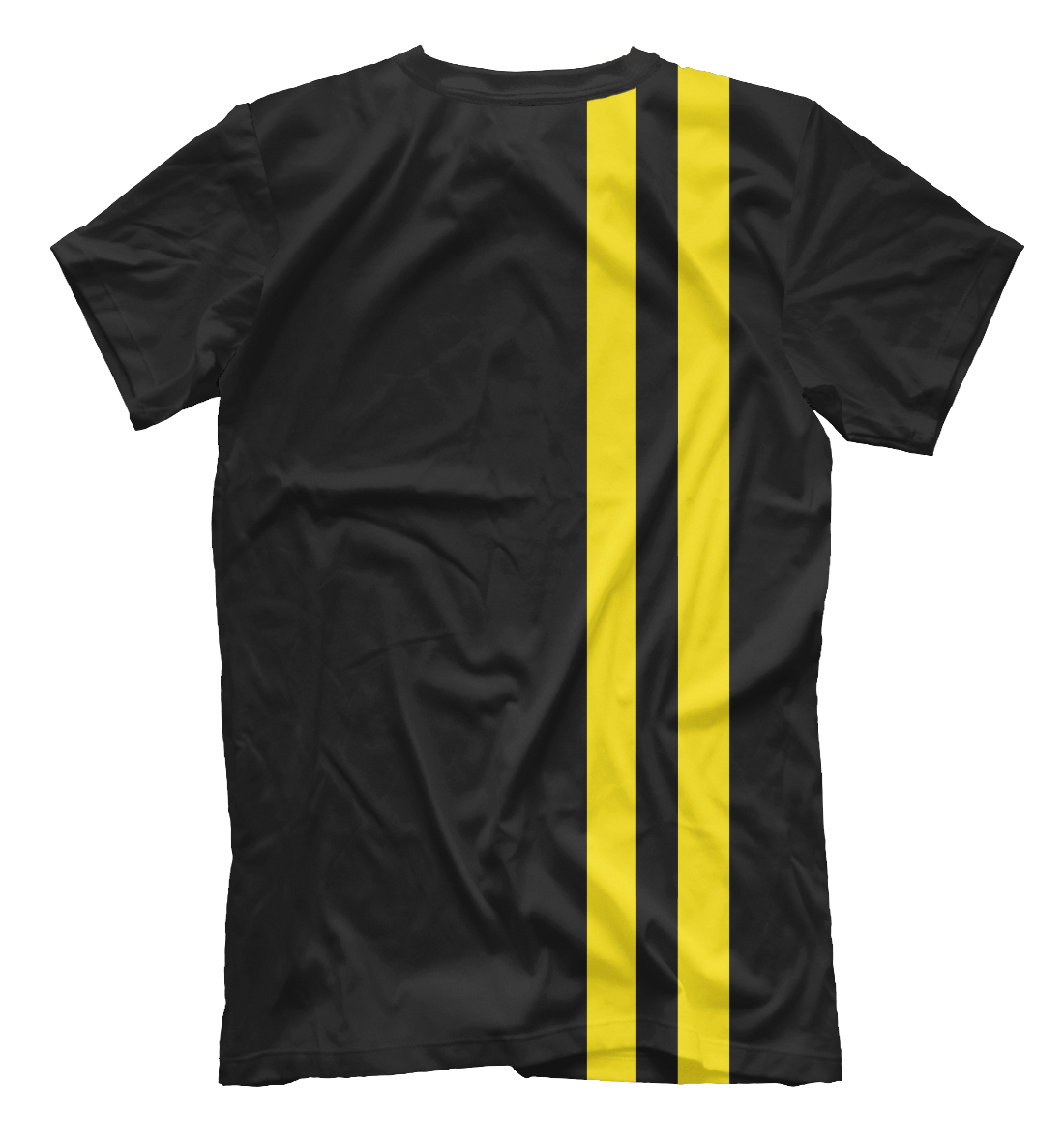 Мужская футболка с принтом Боруссия Дортмунд  - фото 2-спина