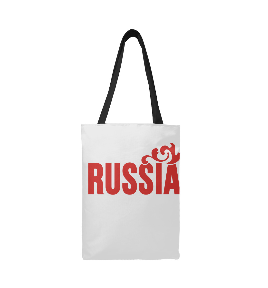 Сумка-шоппер с принтом Russia