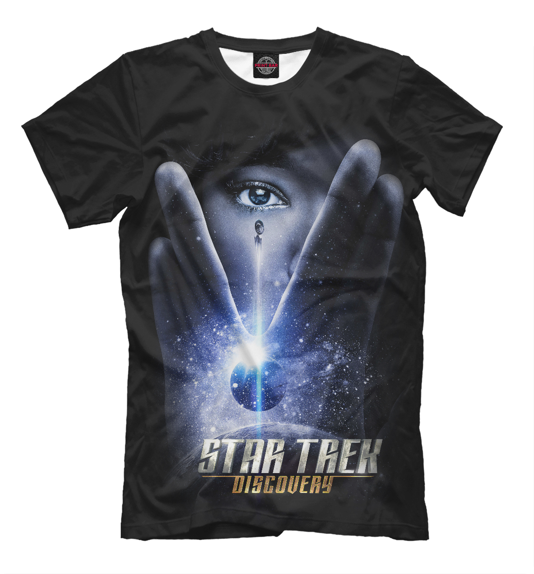 Мужская футболка с принтом Star Trek: Discovery