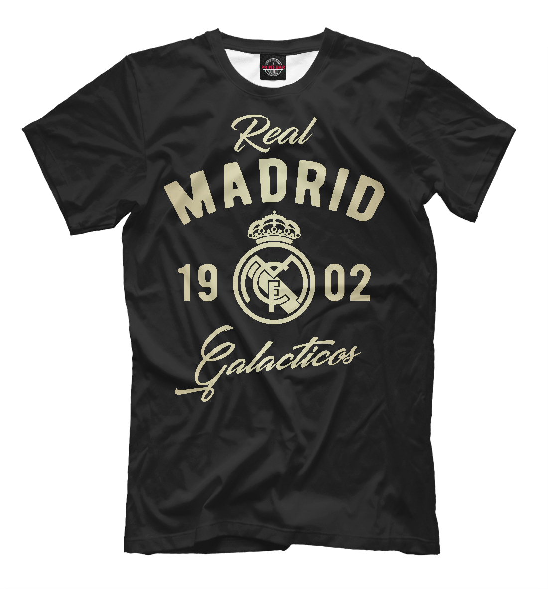 Мужская футболка с принтом Реал Мадрид