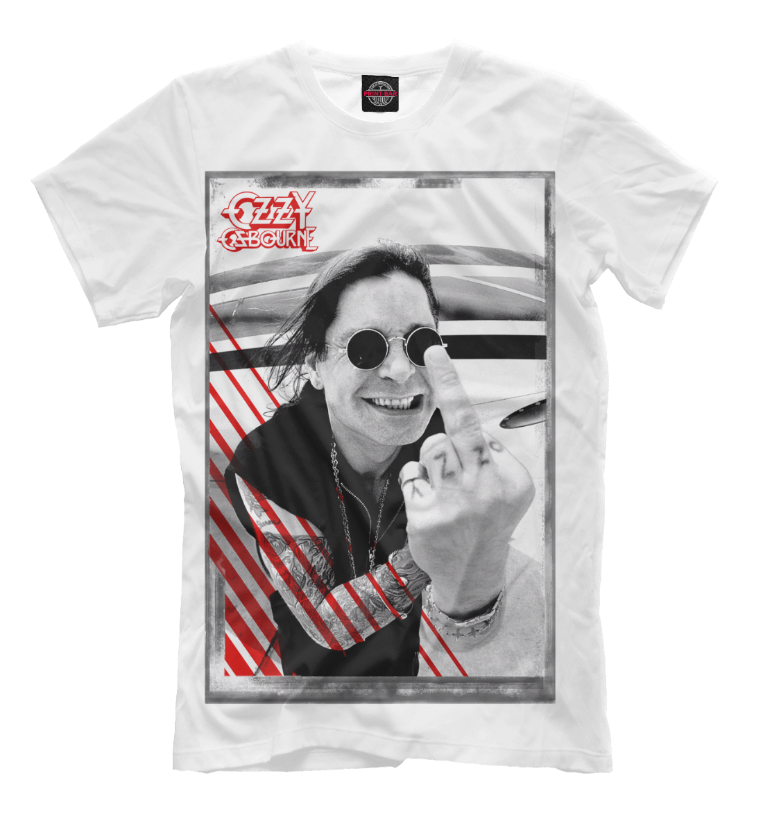 Мужская футболка с принтом Ozzy Osbourne