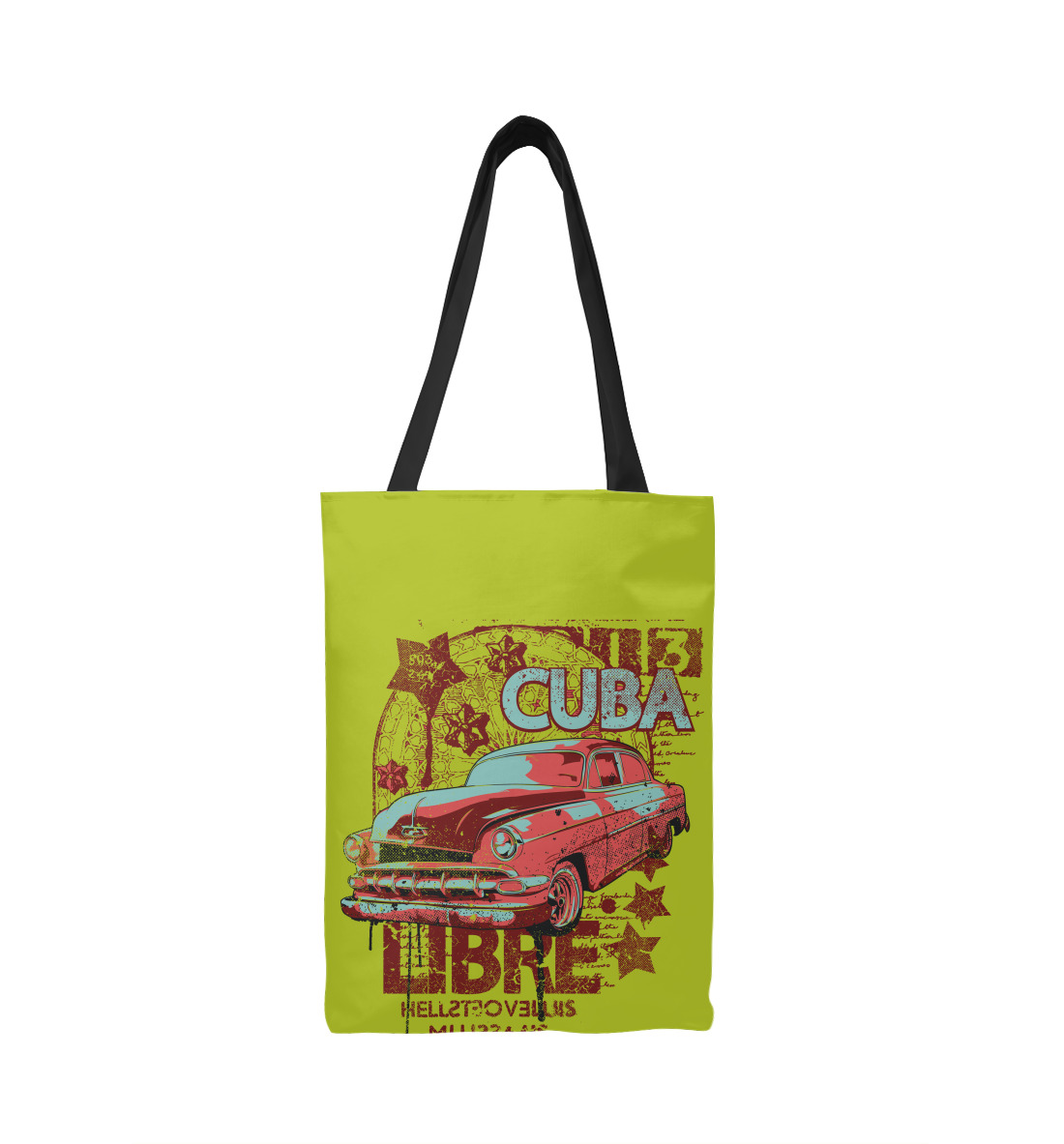 Сумка-шоппер с принтом CUBA