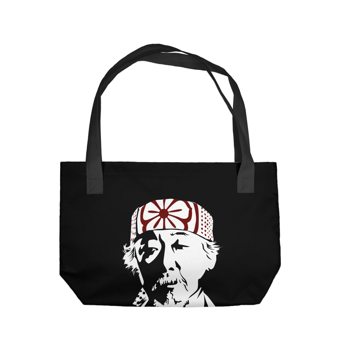 Пляжная сумка с принтом Karate Kid Miyagi