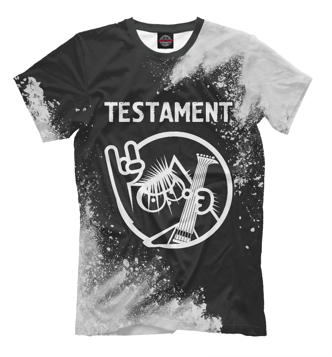 Женская футболка с принтом Testament + Кот