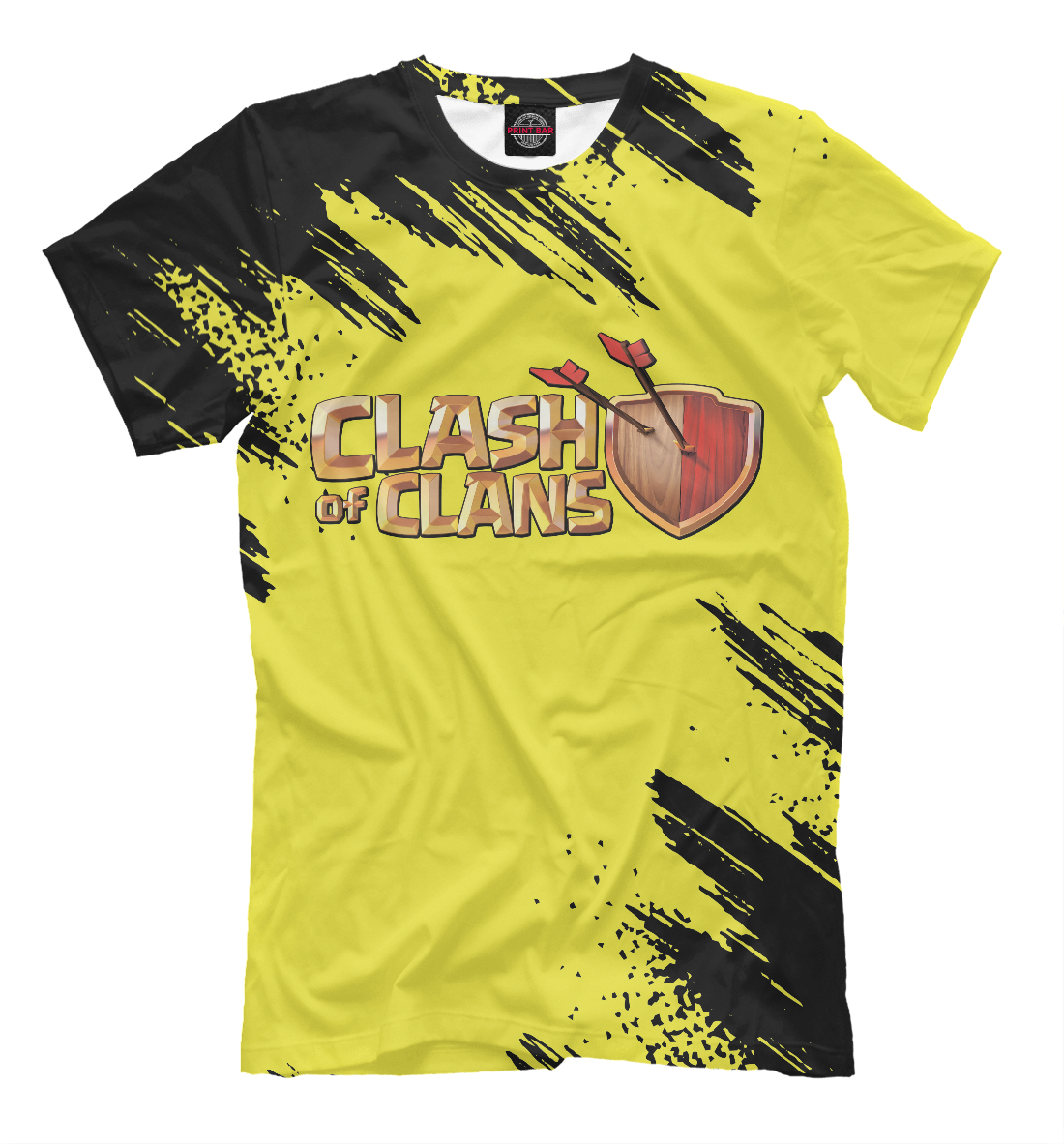Мужская футболка с принтом Clash of Clans