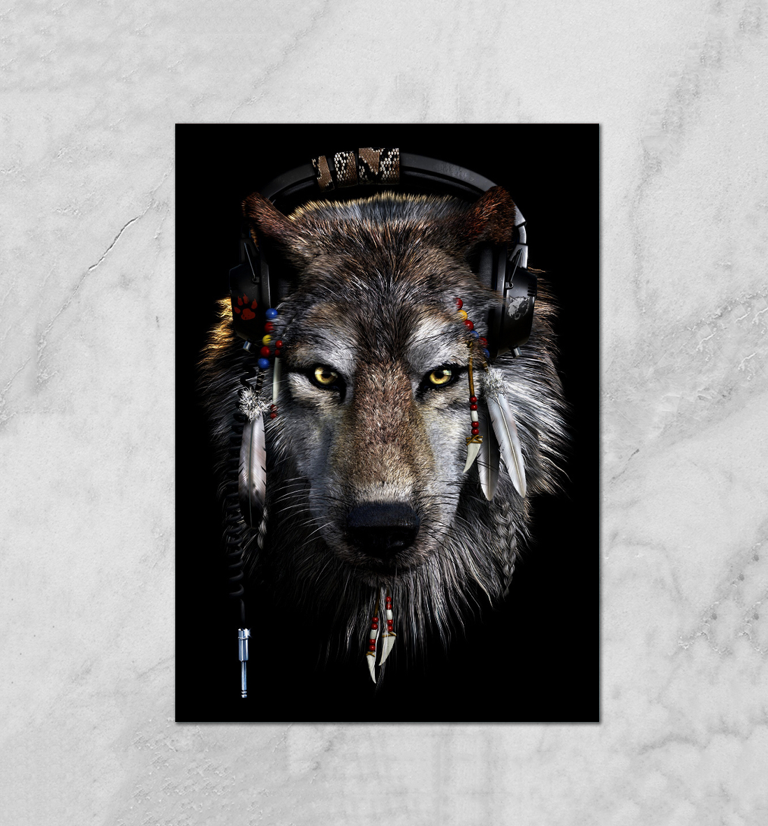 Постер с волком. Постер волки. Плакат с волком. Волк в наушниках. Плак волк.