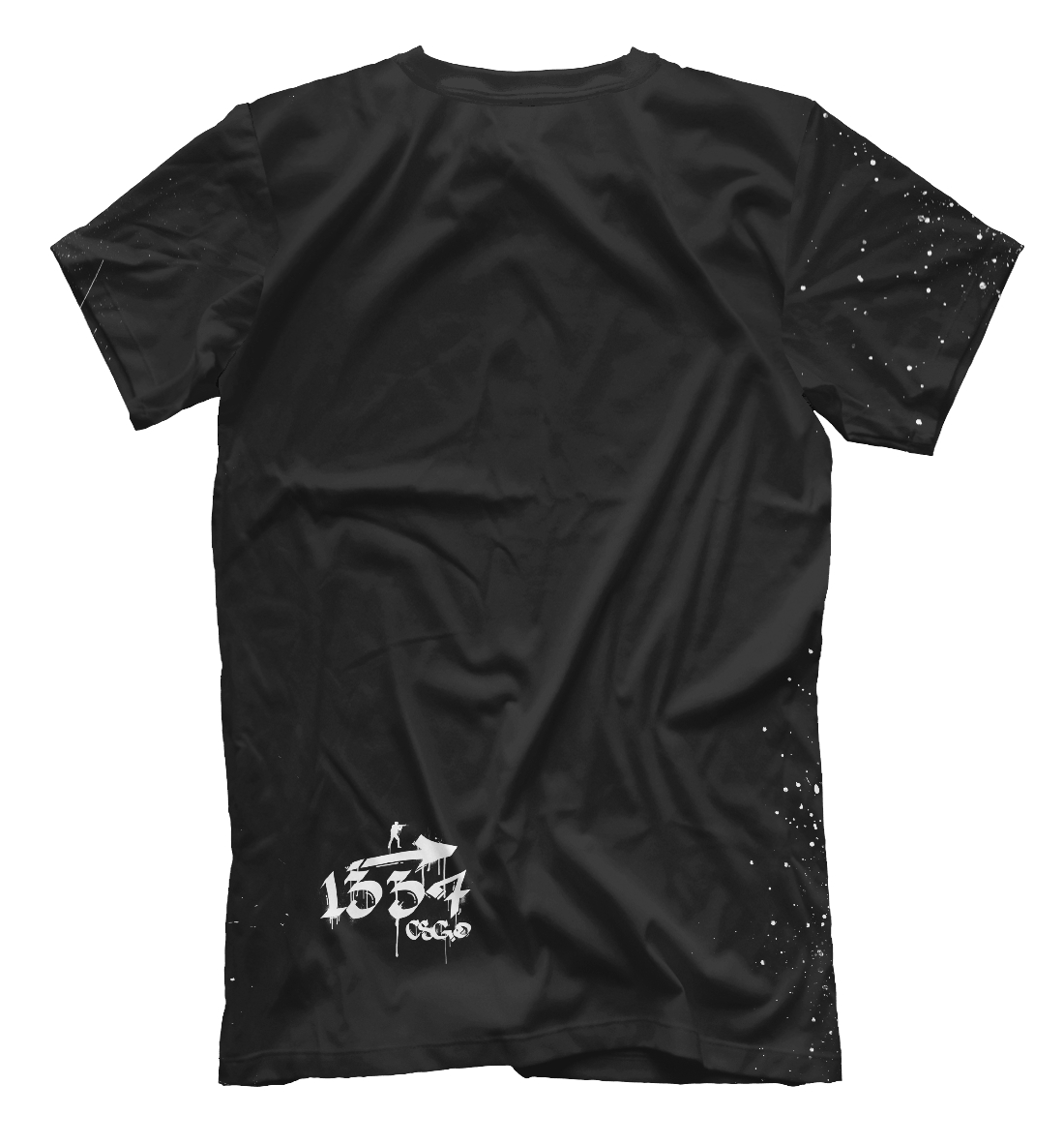 Мужская футболка с принтом CS:GO / Cache Graffiti  - фото 2-спина
