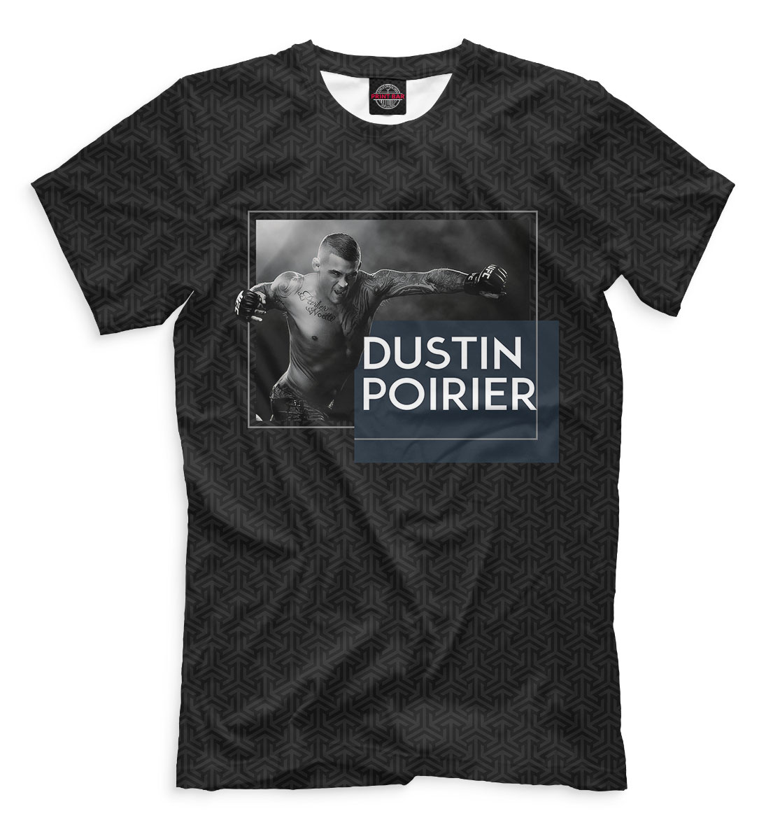 Мужская футболка с принтом Dustin Poirier