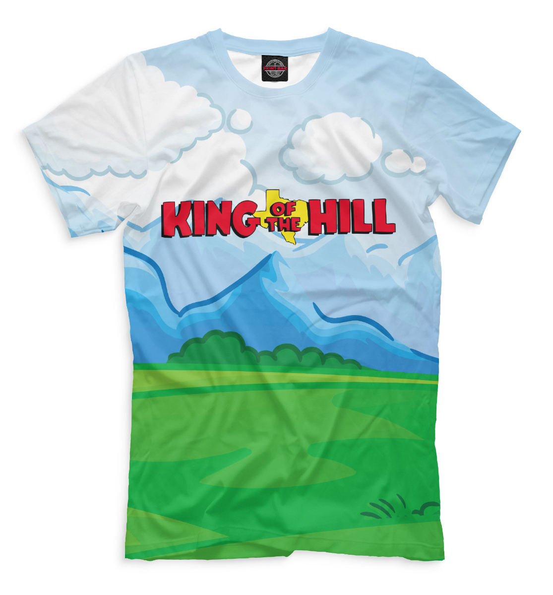 Мужская футболка с принтом King of the Hill