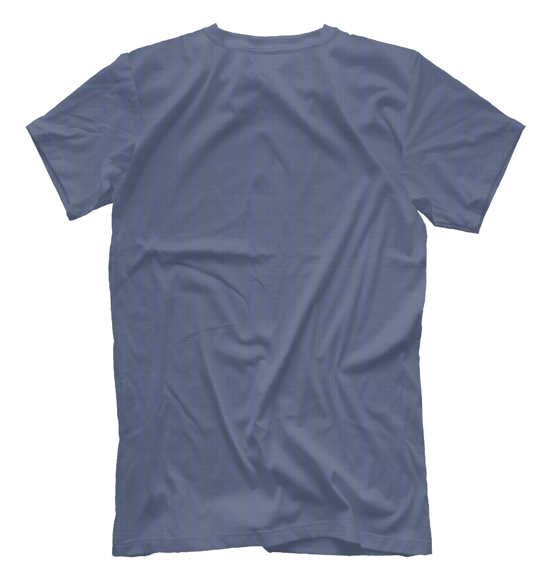 Мужская футболка с принтом Полет  - фото 2-спина