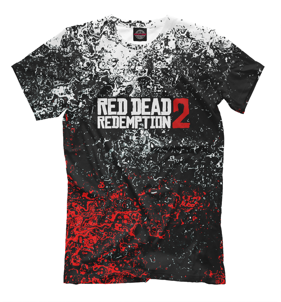Мужская футболка с принтом RED DEAD REDEMPTION