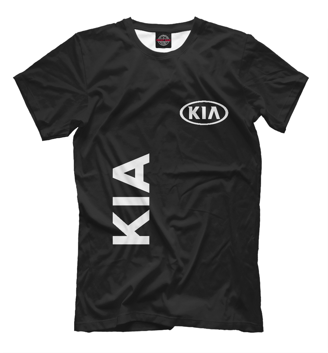 Мужская футболка с принтом Kia