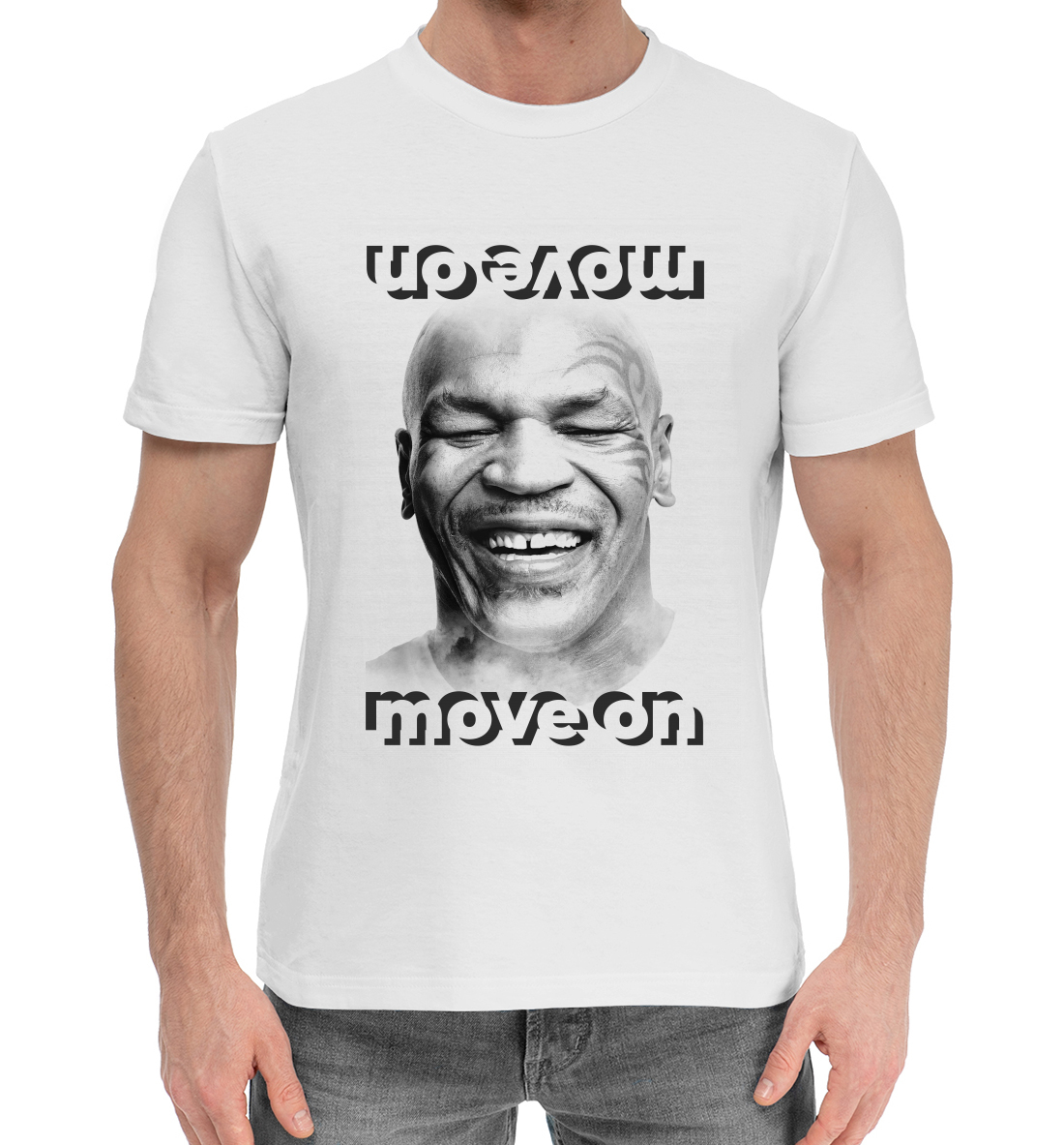 Женская хлопковая футболка с принтом Mike Tyson