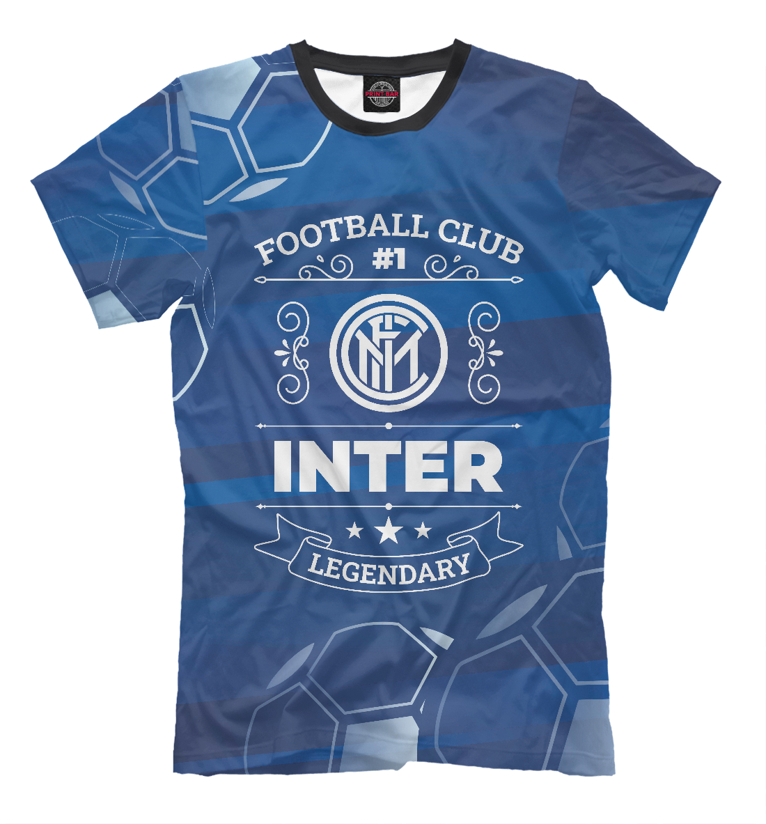 Мужская футболка с принтом Inter FC #1