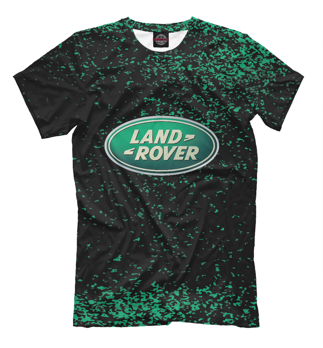 Мужская футболка с принтом Land Rover