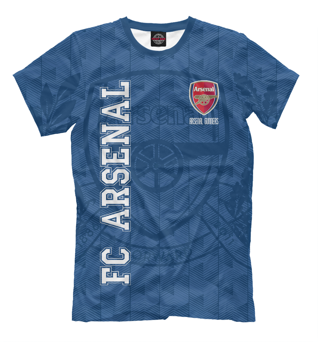 Мужская футболка с принтом FC Arsenal