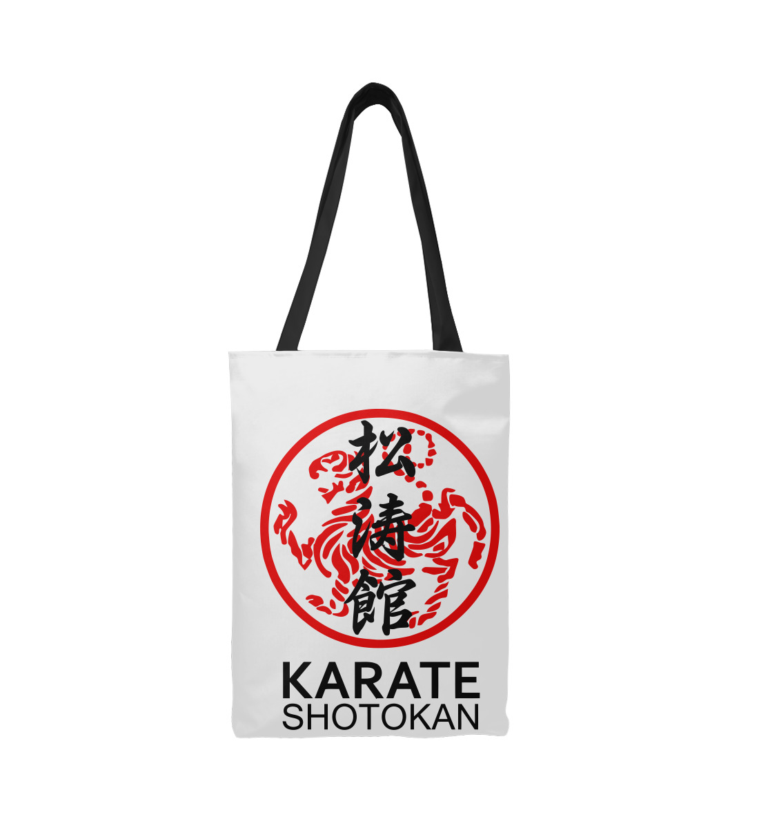 Сумка-шоппер с принтом Karate Shotokan
