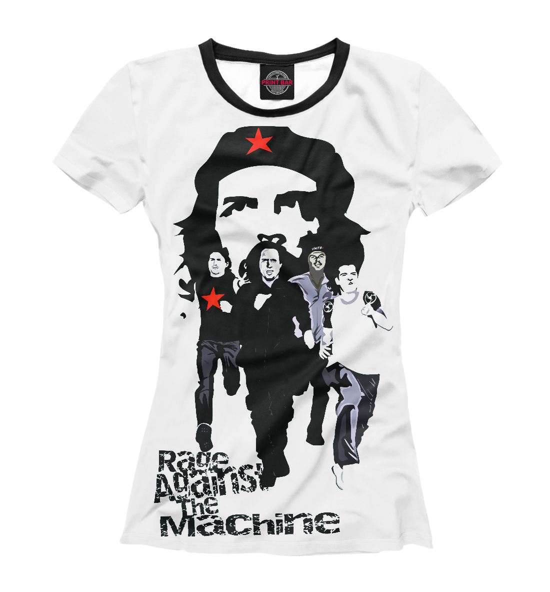 Женская футболка Ярость против машины (коллекции Rage Against the Machine)  за 1499 ₽ купить в интернет-магазине Print Bar (RAM-768673) ✌