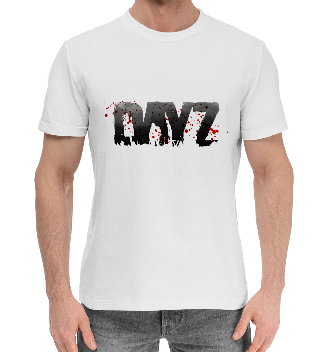 Мужская Хлопковая футболка с принтом DayZ, артикул RPG-133271-hfu-2mp