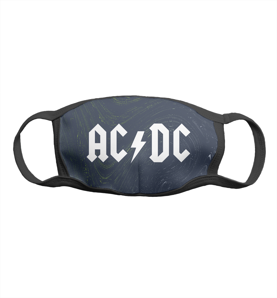 Маска тканевая с принтом AC DC