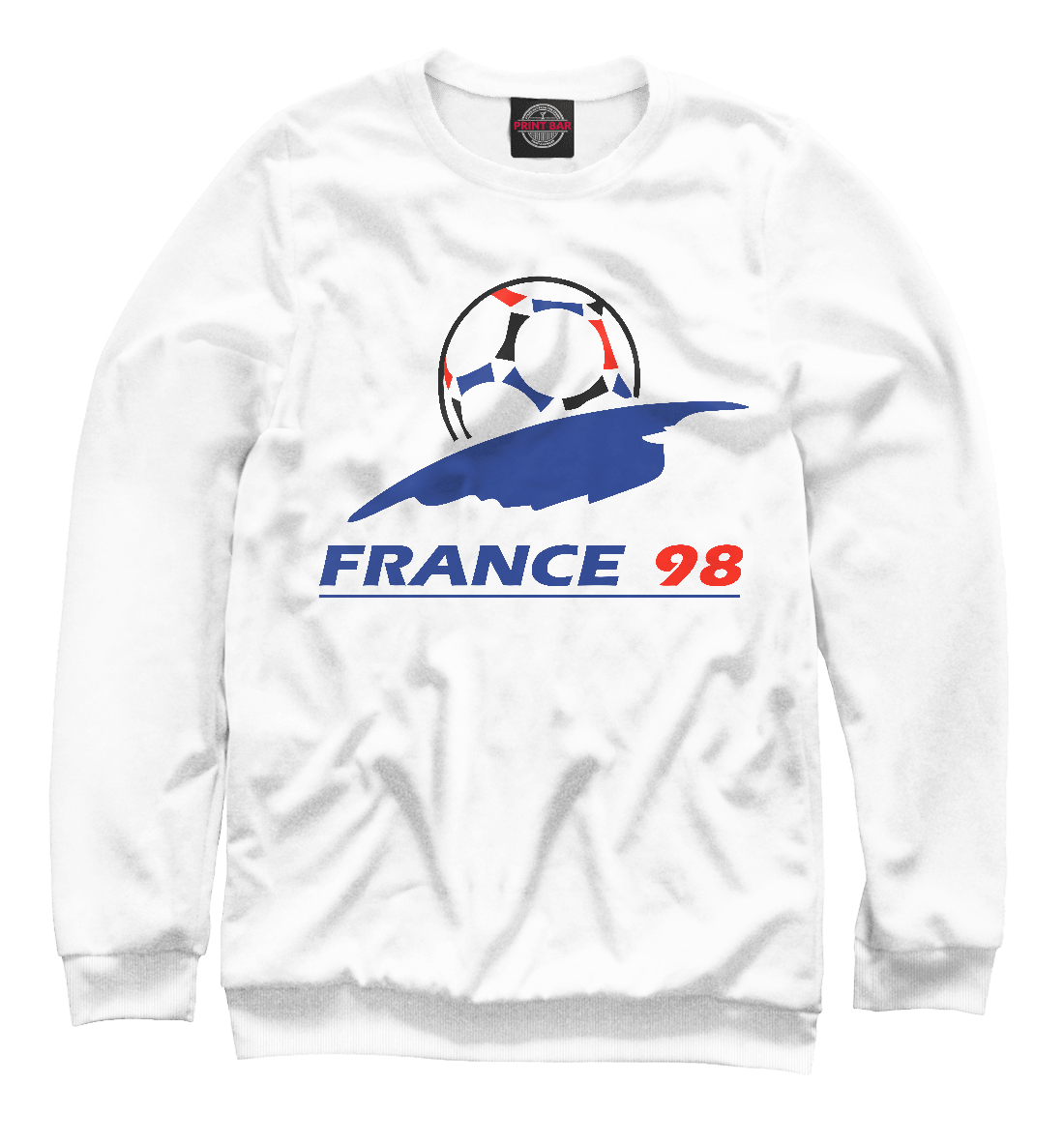 Женский свитшот с принтом France 98