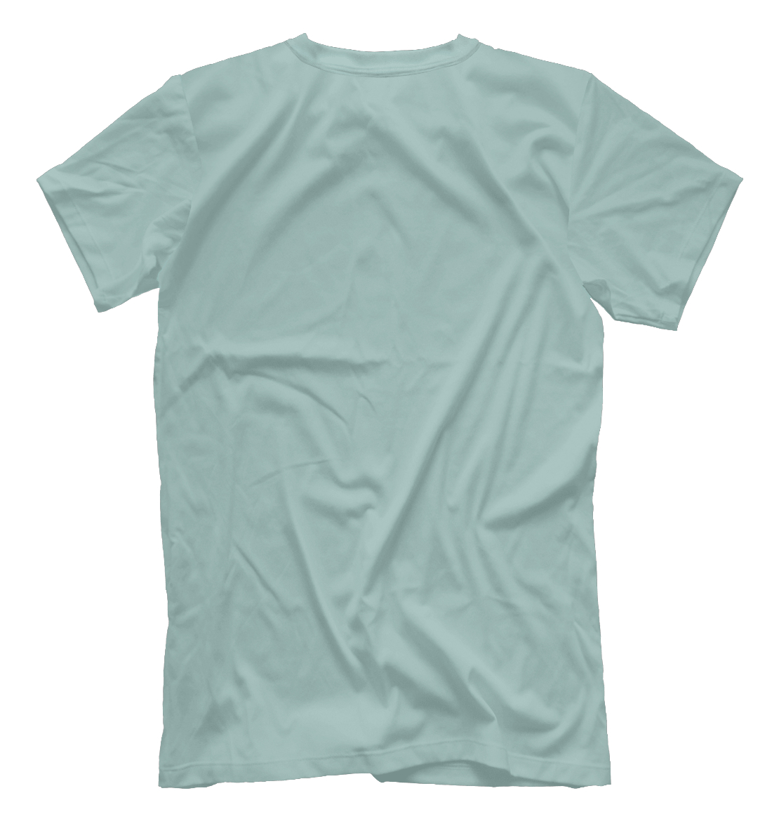Мужская футболка с принтом Клод Моне. Ветряная мельница  - фото 2-спина