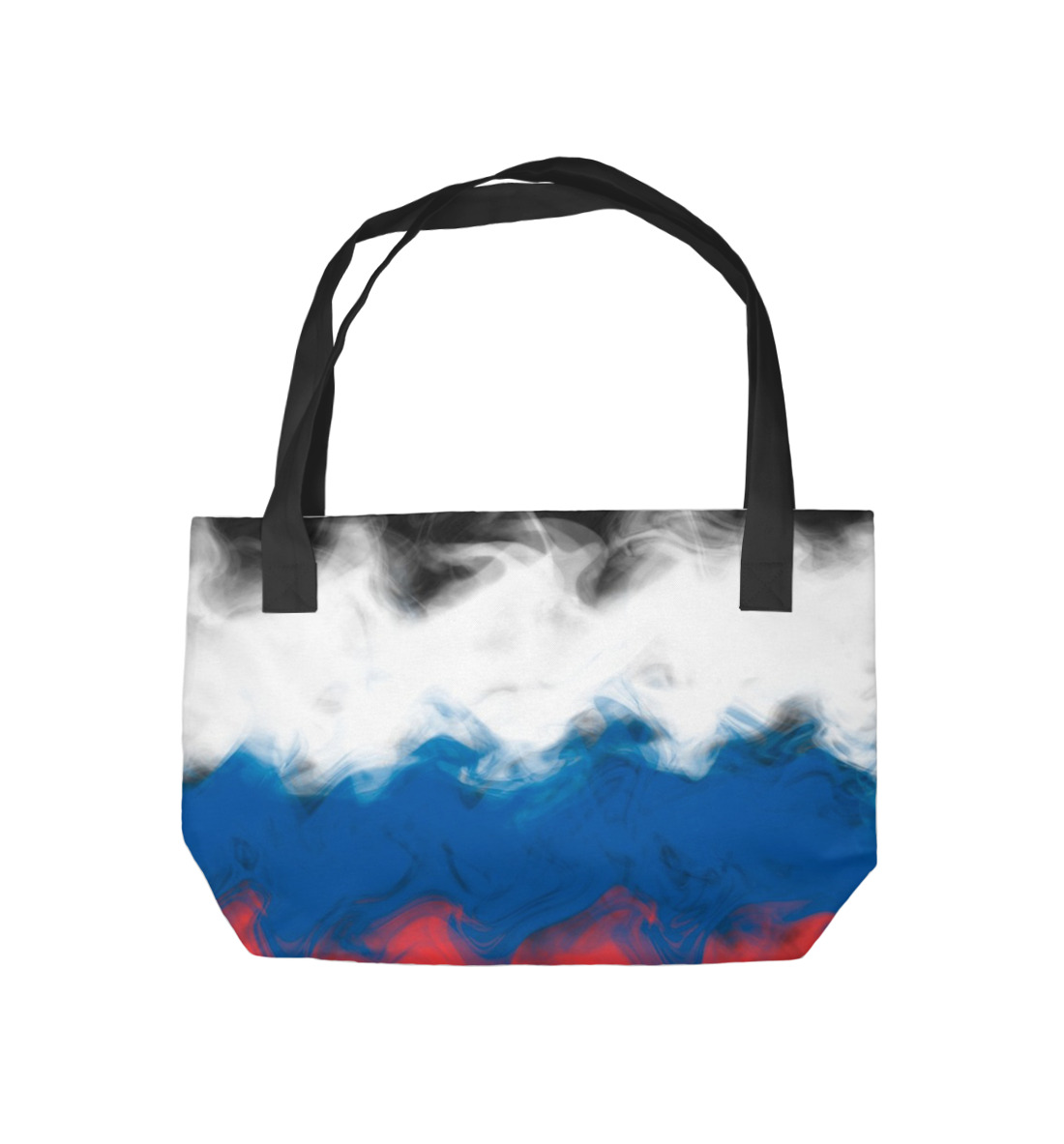Пляжная сумка с принтом Оренбург  - фото 2-спина