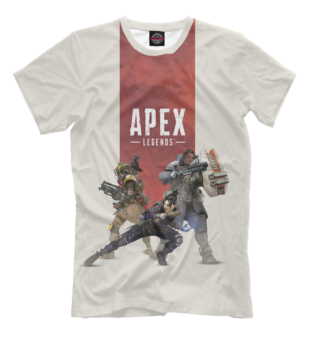 Мужская футболка с принтом Apex legends