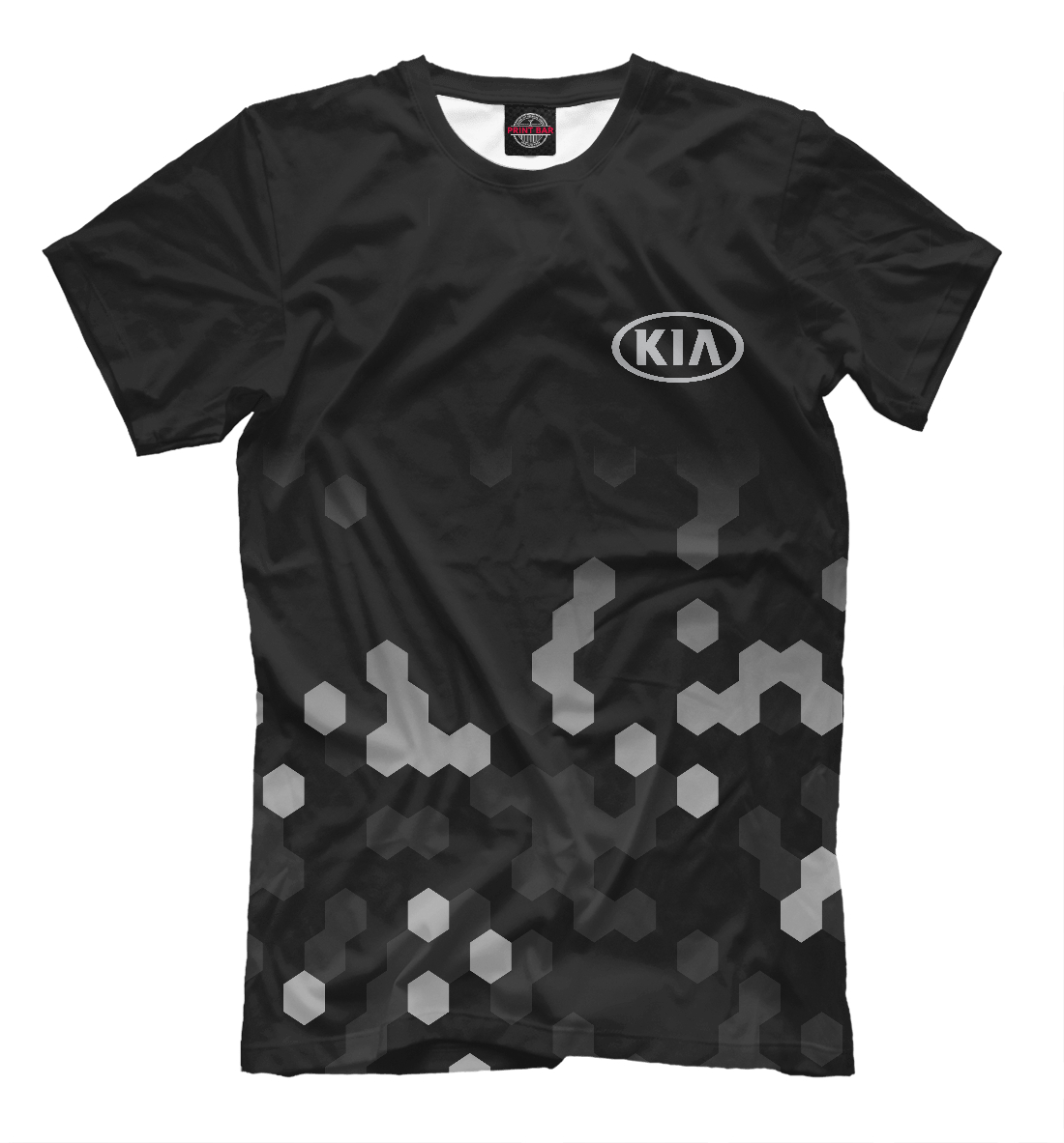 Мужская футболка с принтом KIA
