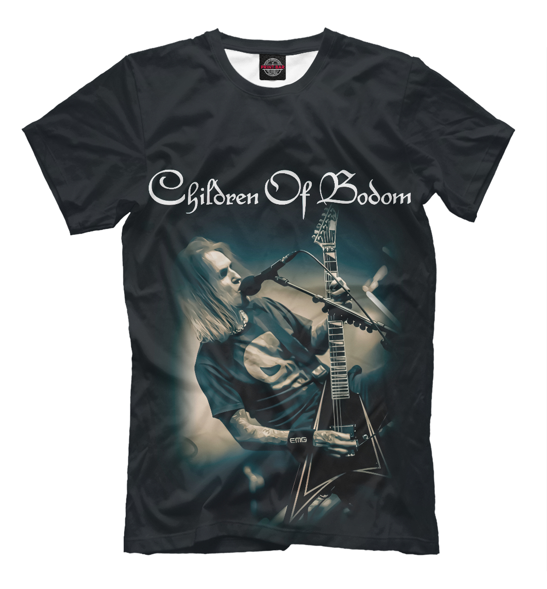 Мужская футболка с принтом Children of Bodom