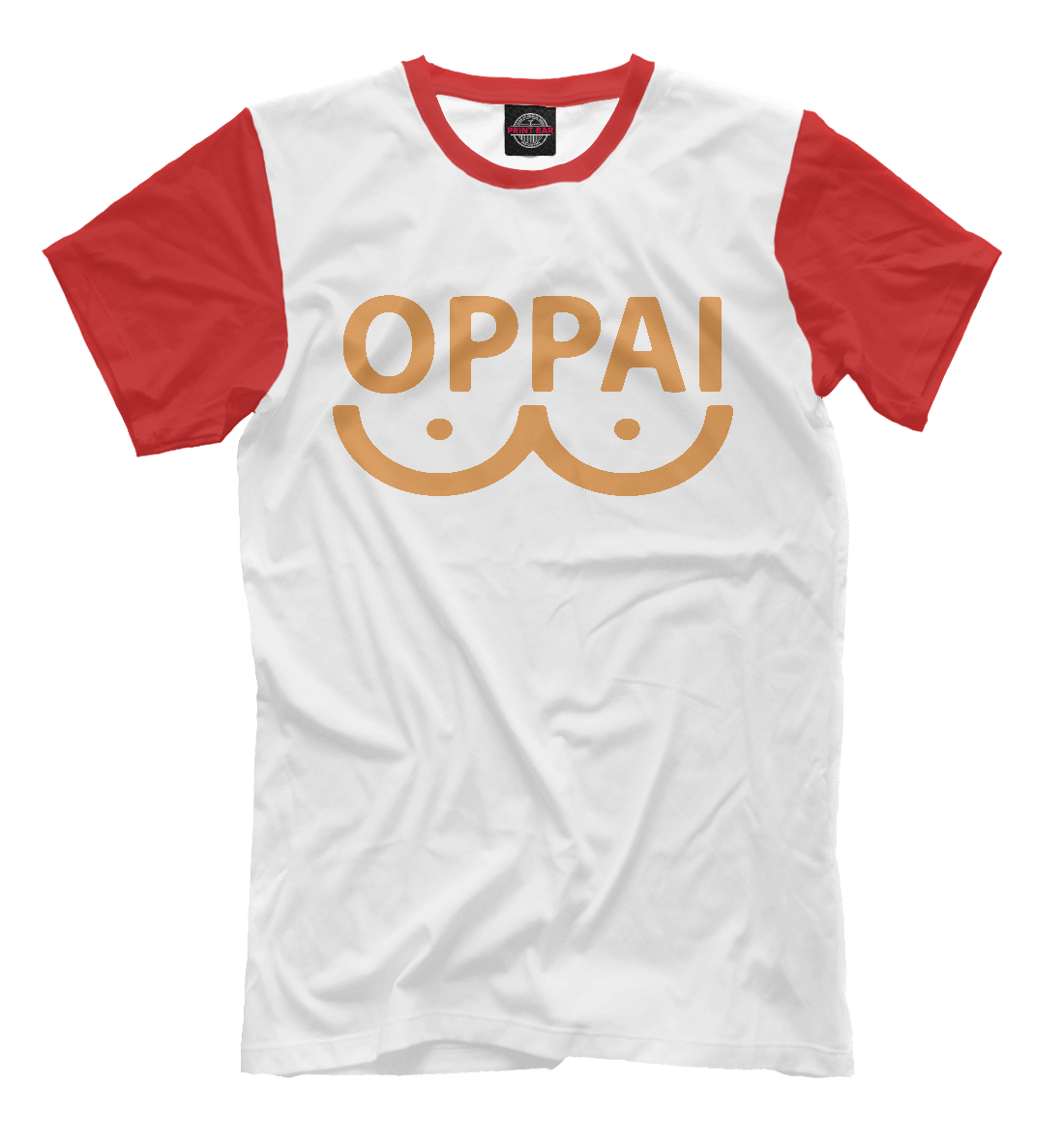 Мужская футболка с принтом Ванпач - OPPAI