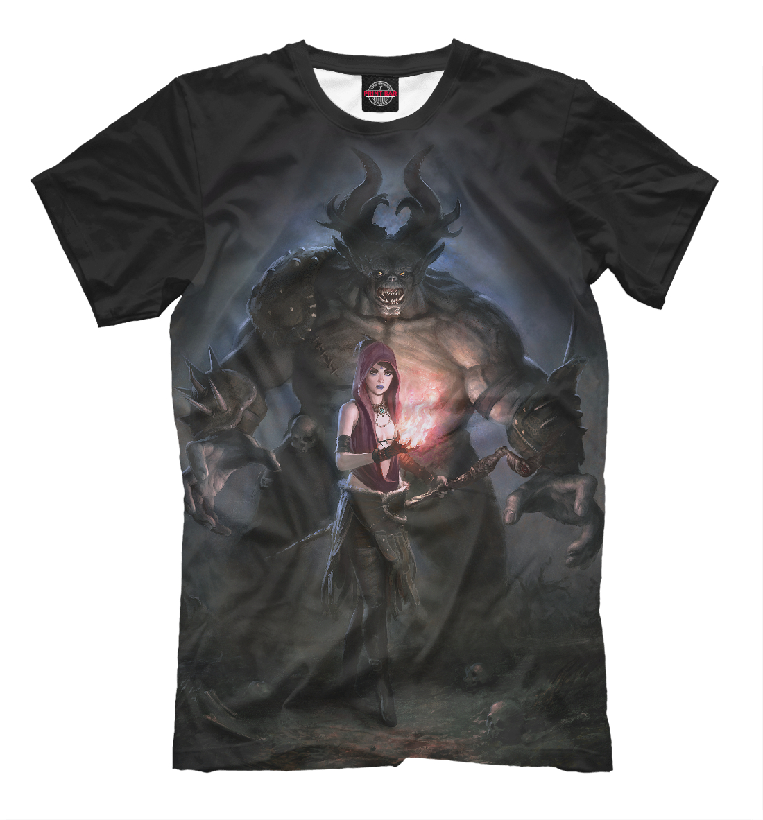 Мужская футболка с принтом Dragon Age