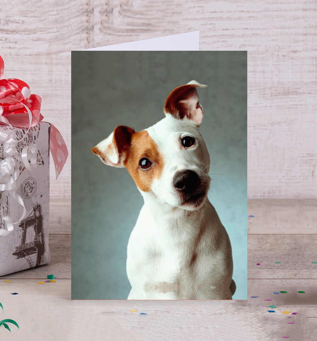 Панов собака. Открытки с днём рождения с Джек Рассел терьером. Фото открытка. Джек терьер.