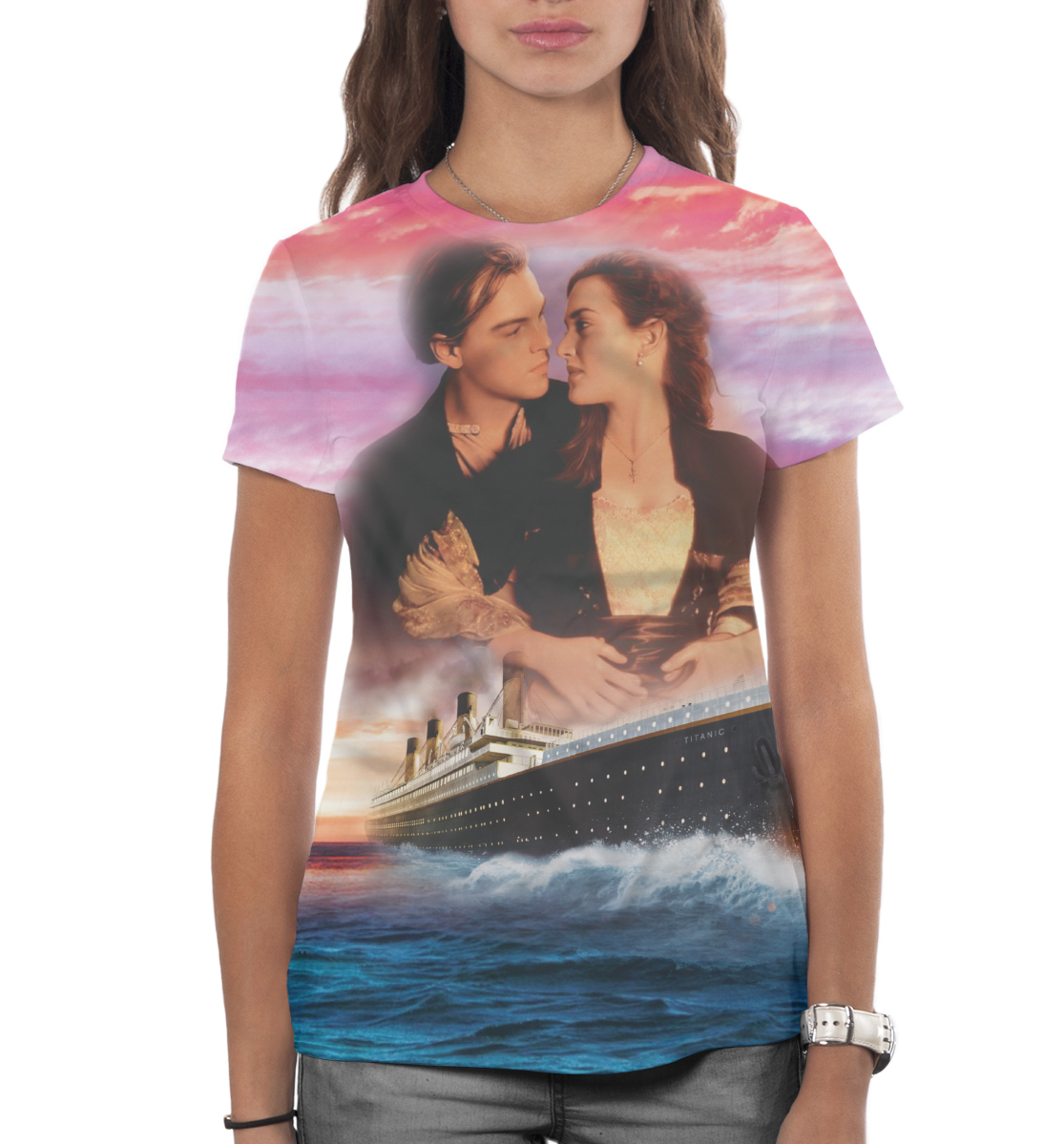 Картинка титаник на футболку как в 90х