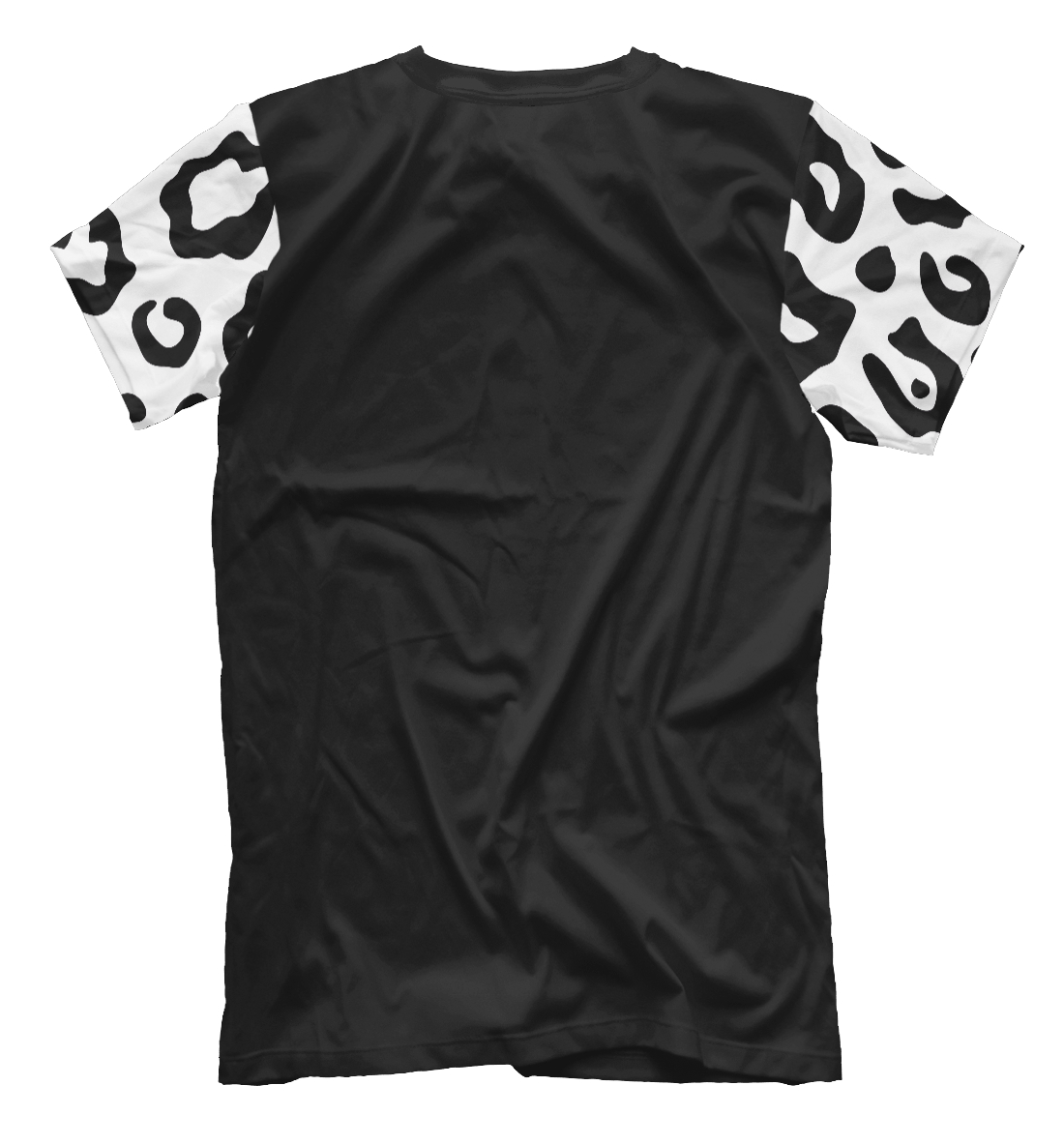Мужская футболка с принтом Леопардовый окрас 95  - фото 2-спина