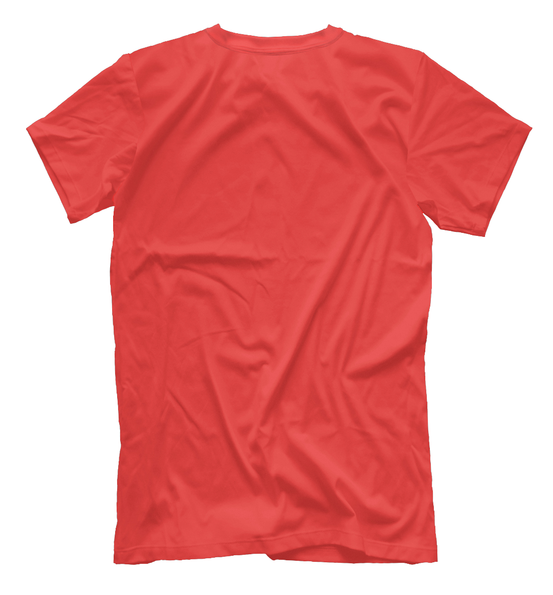 Мужская футболка с принтом Pop-art - Фокс  - фото 2-спина