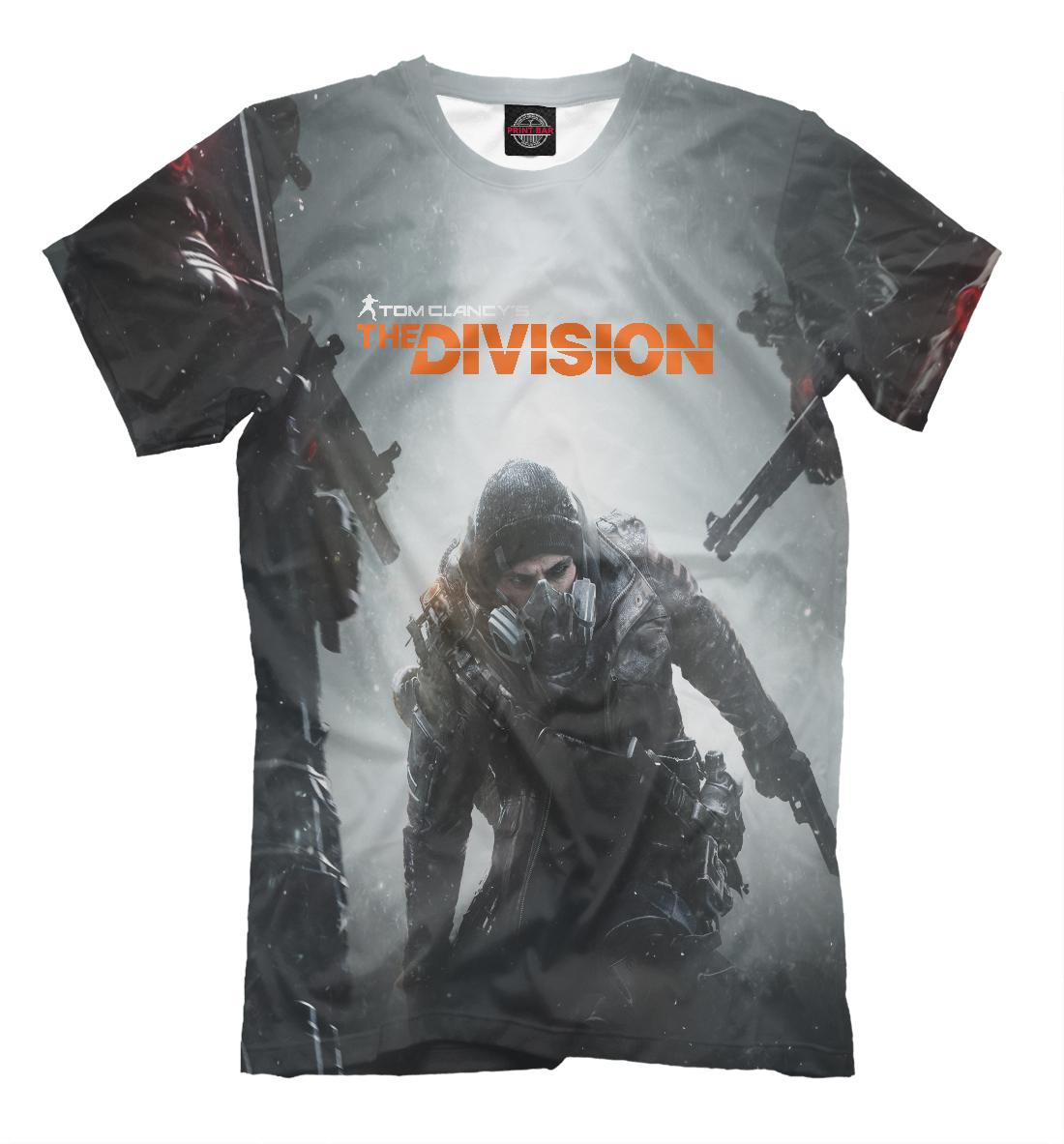Мужская футболка с принтом Tom Clancy's The Division